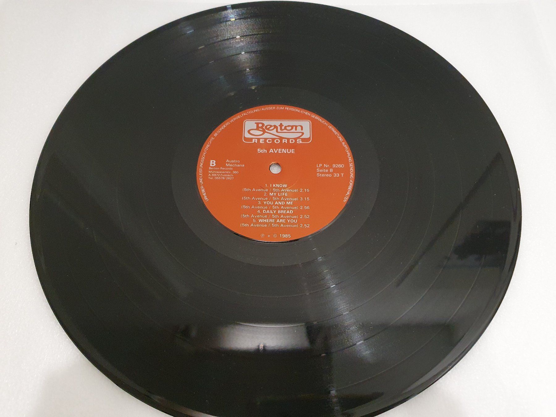 Dischi in vinile: 5th Avenue - 5th Avenue – Usato da Uster venduto da Vinyl-Leidenschaft 4