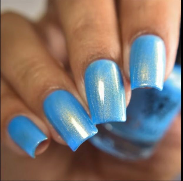 Nagellack: Monarch Lacquer Bright Blau Golden Shimmer Nagellack – Neu und originalverpackt aus Zürich von strelitziakiwi 2