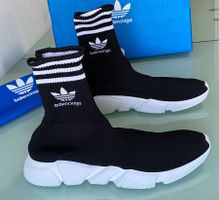 BALENCIAGA X ADIDAS Speed Sock Stretch Knit Sneakers 46 NEU