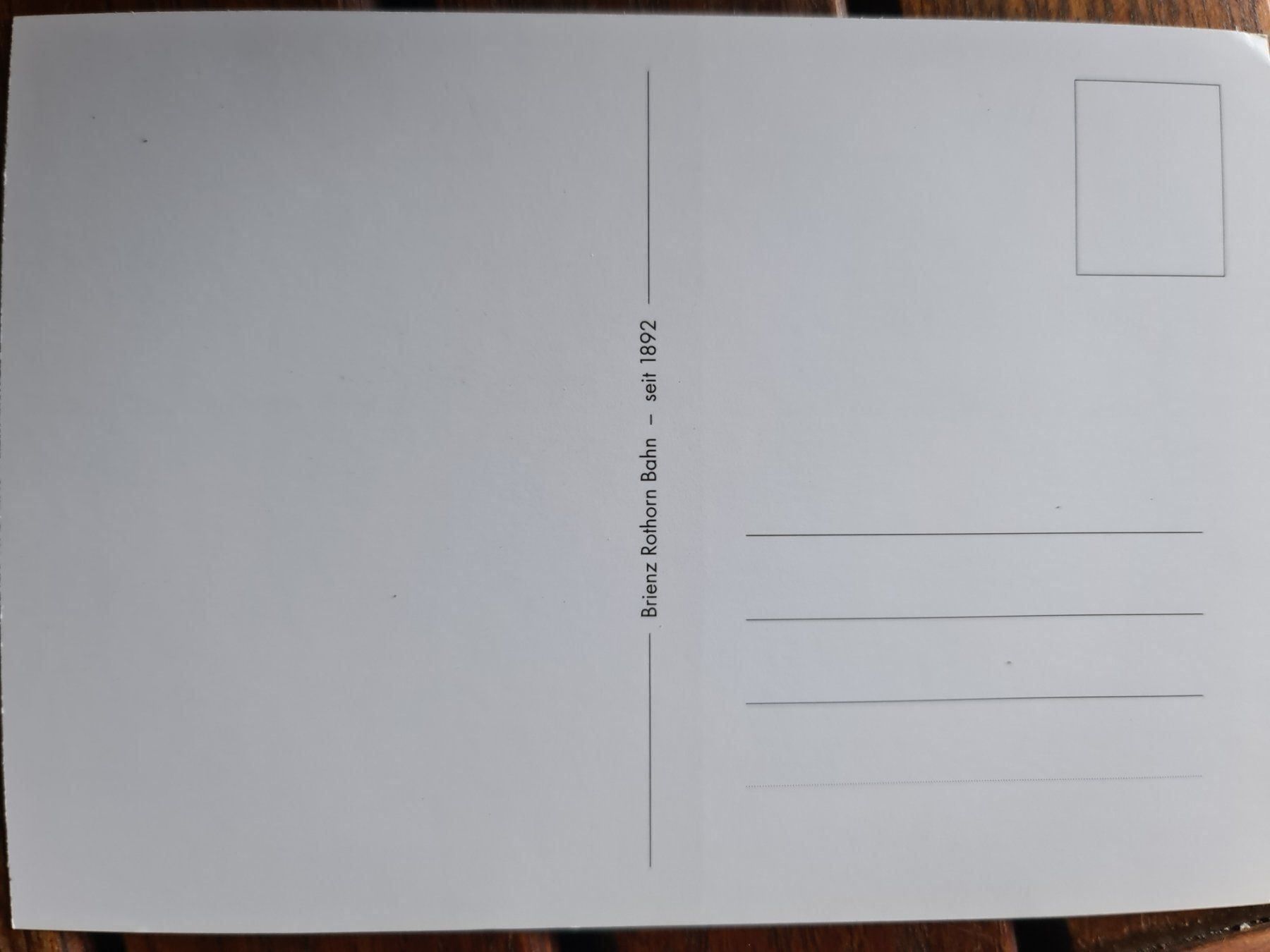 Cartoline postali: Ansichtskarte Brienz Rothorn Bahn – Nuovo (secondo la descrizione) da Dintikon venduto da Vexi 1