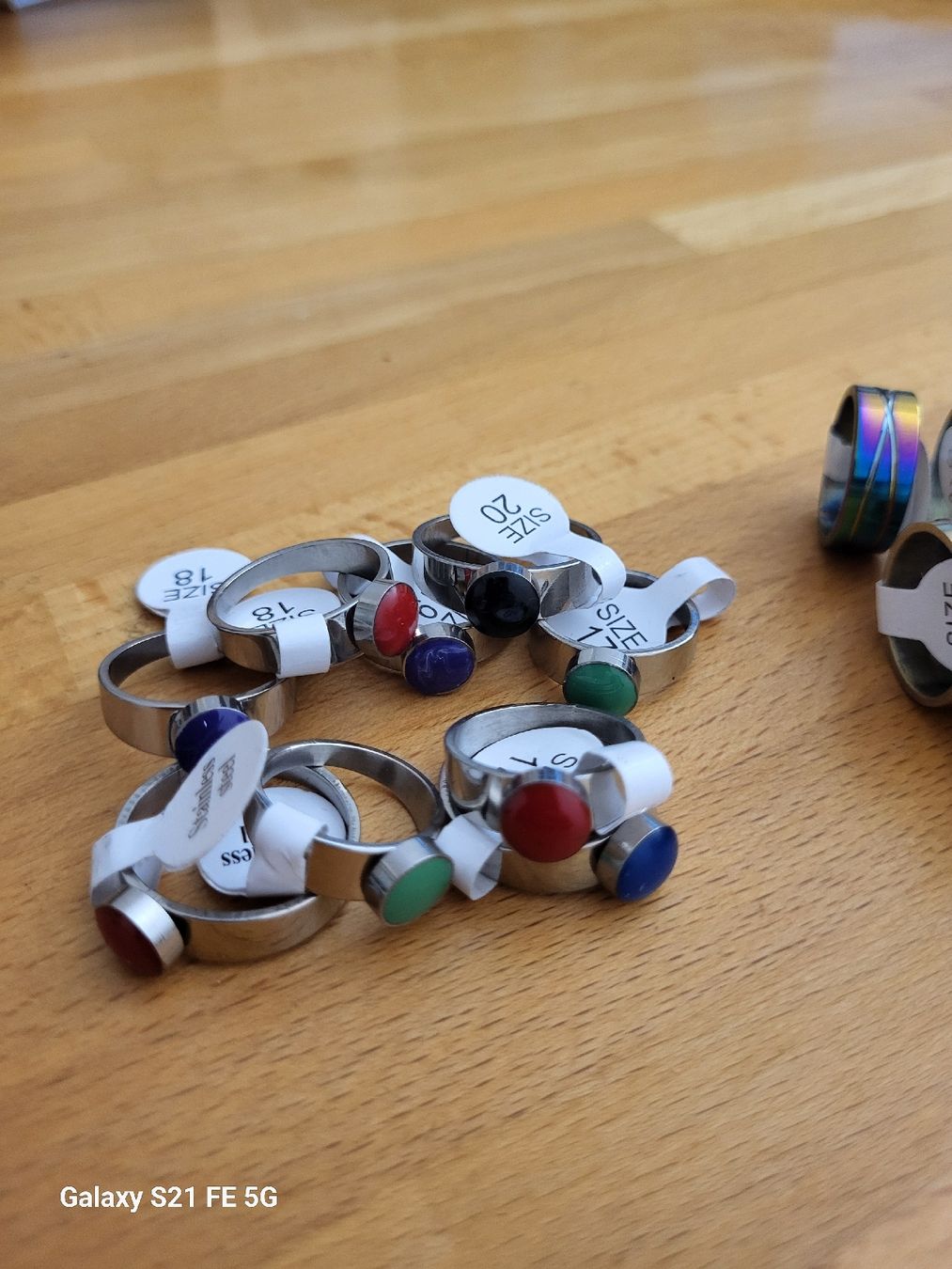 Anelli: 38 Stainless steel Ringe, neu – Nuovo e nell'imballaggio originale da Riehen venduto da tamola67 3