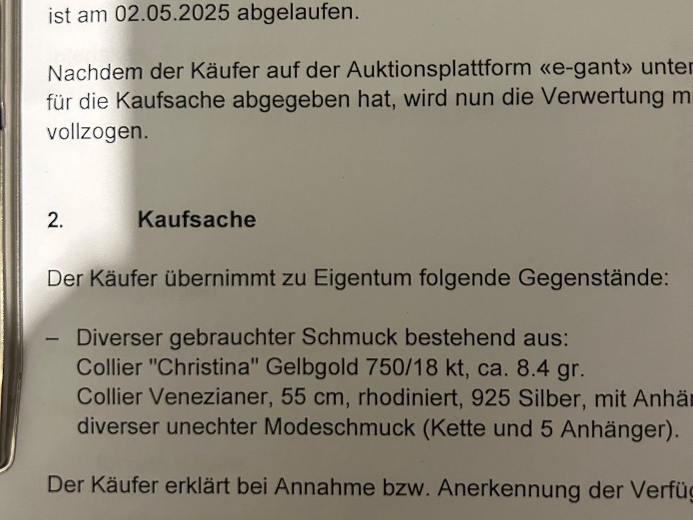 Catenine: Goldkette – Usato da Frauenfeld venduto da Camicl 3