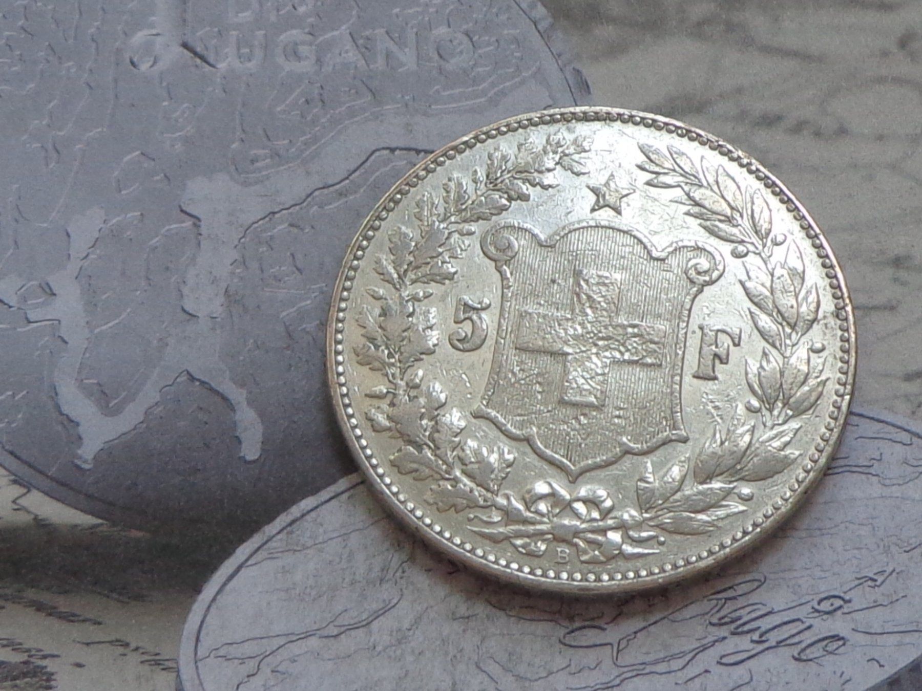 Toutes les monnaies: 5 Fr. 1890 B - Belle pièce – D'occasion à Pully par UCA01 1