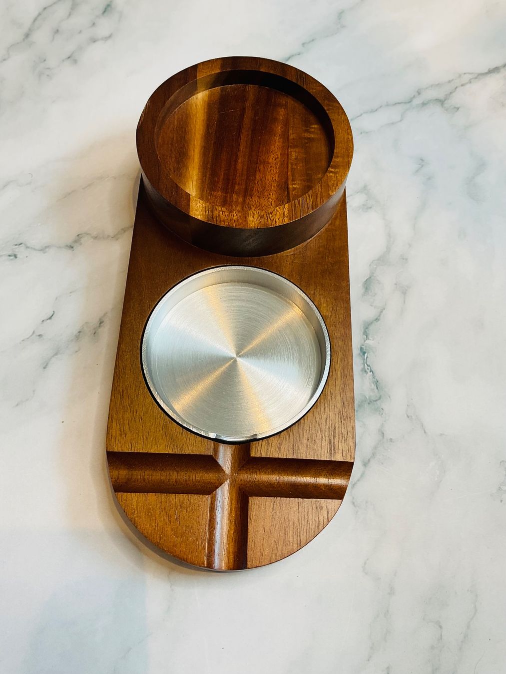 Piatti di portata: Zigarren Tablar Aschenbecher Zigarren Halter Edelstahl Holz – Nuovo e nell'imballaggio originale da Balsthal venduto da FAVE.Accessoires 3