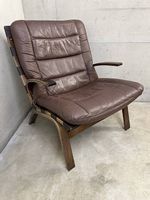 1x Miljø Low Lounge armchair FARSTRUP vintage 70s 🤎 Sessel