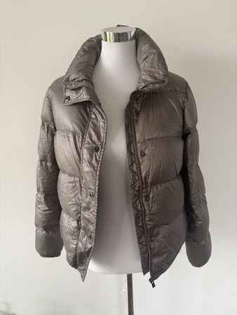 DKNY Winterjacke Daunenjacke Gr. S Top Zustand Grau!