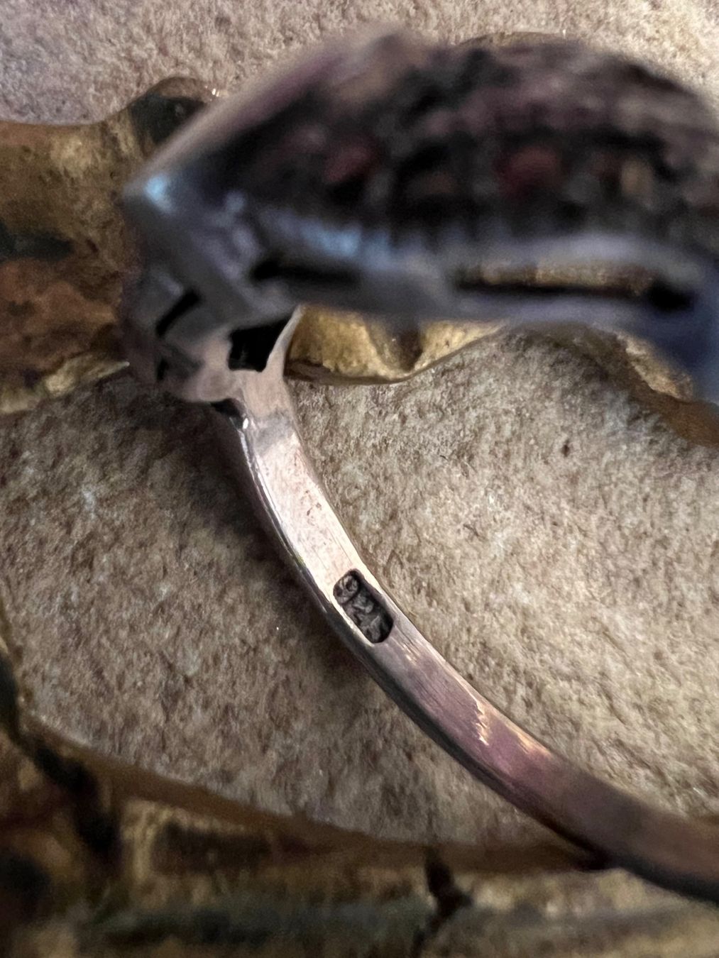 Ringe: Ring Silber Perlmutter Markasiten G 57,5 Vintage Jugendstil – Neu (gemäss Beschreibung) aus Bern von Jiffy 8