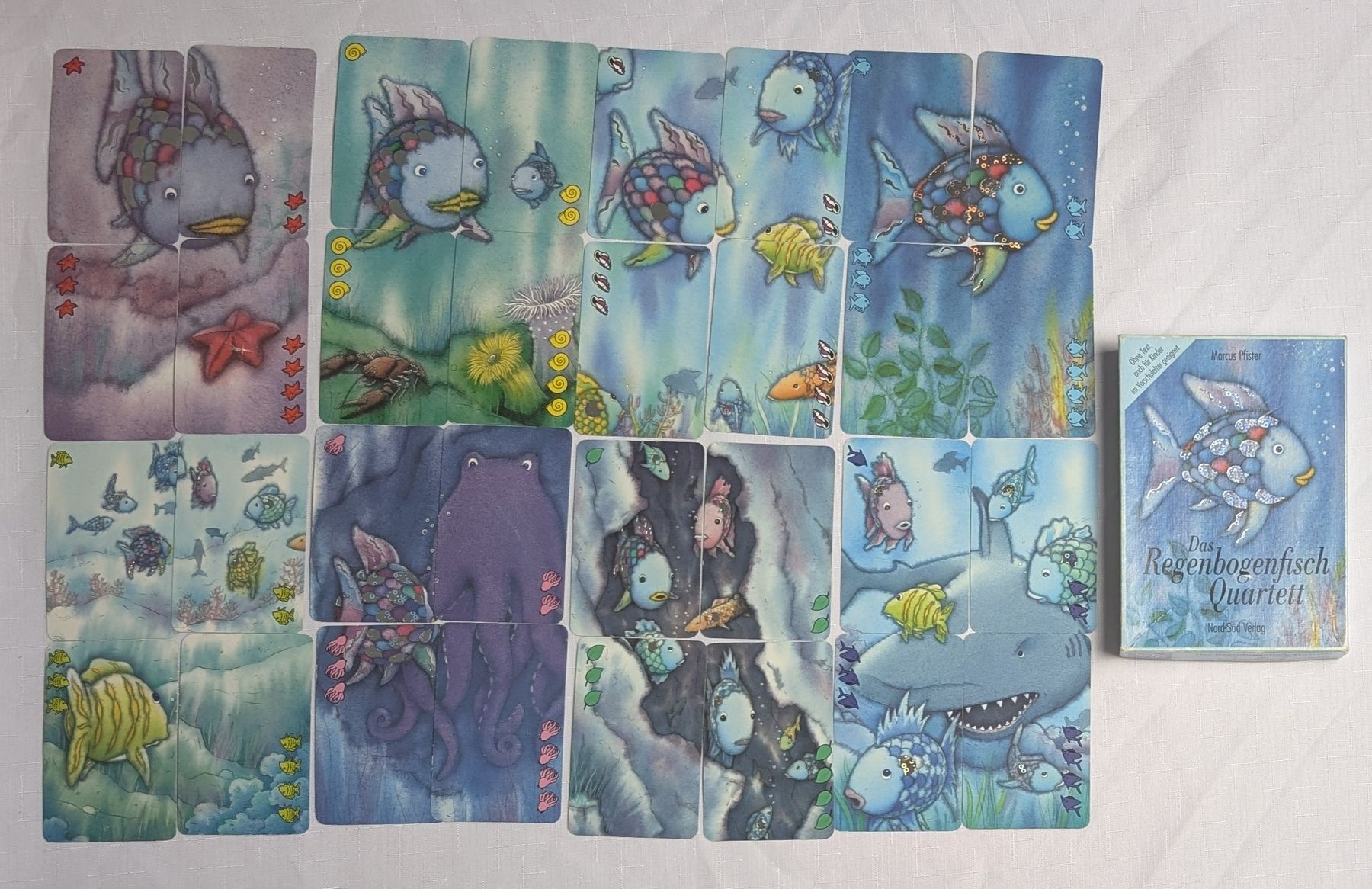 Giochi: Das Regenbogenfisch Quartett - Marcus Pfister – Usato da Wängi venduto da ABIZONE-86 4