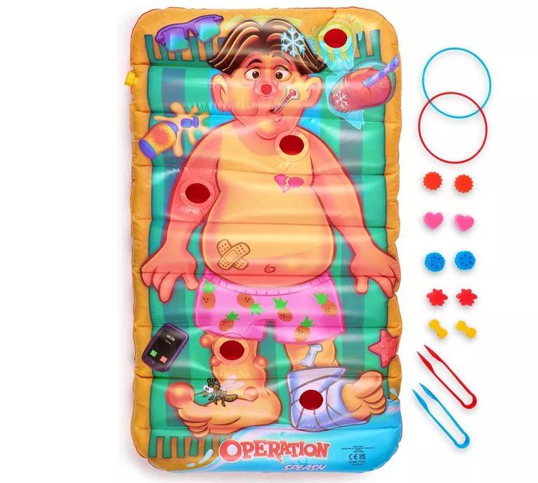 Giochi: NEW HASBRO OPERATION SPLASH GAME – Nuovo e nell'imballaggio originale da Châtelaine venduto da suisseshopping 2