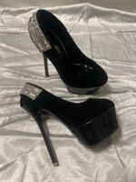 Elegante High Heels Stiletto Plateau Pumps Gr 34 Neu