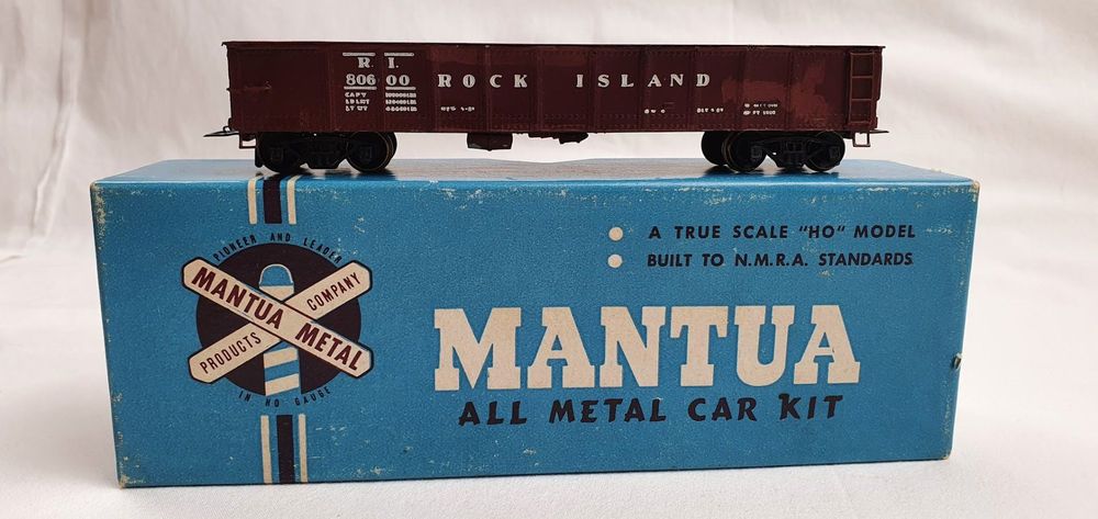 205Y Vintage Westbrook Wagon Tombereau Gris RL Rock Island USA 80600 Echelle 1