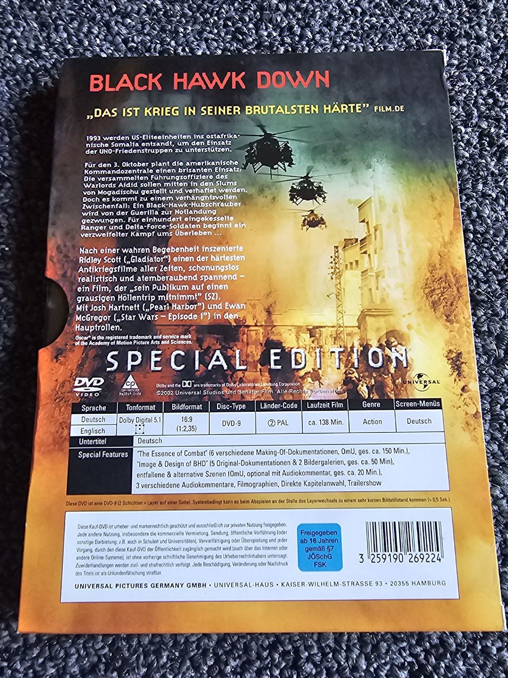 Tutti i DVDs: DVD Black Hawk Down(22737) – Usato da Ruswil venduto da jan_bxl5 1