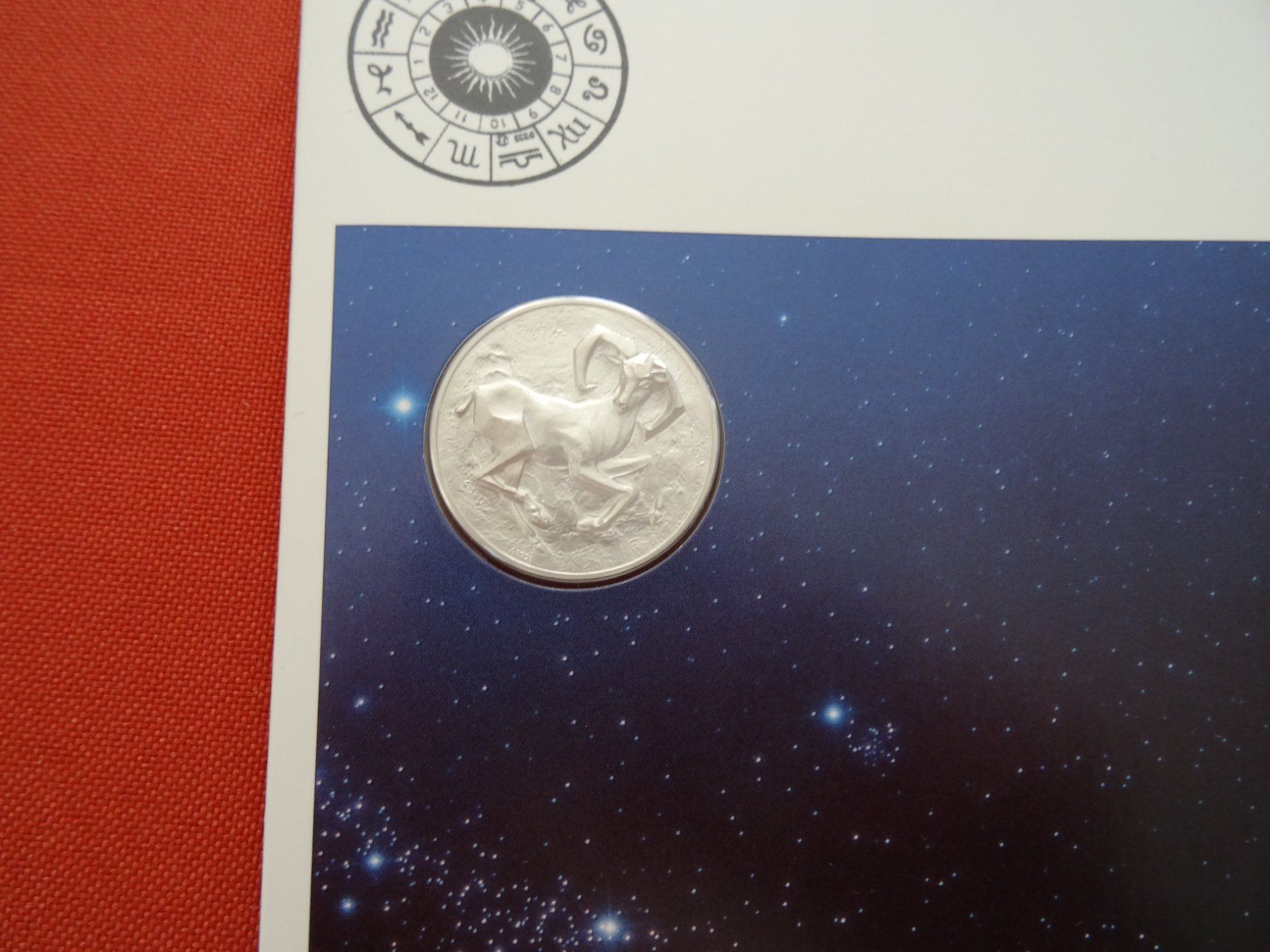 Medaglie: Medaillenbrief Widder mit Silbermedaille – Nuovo (secondo la descrizione) da Lupfig venduto da JUTA09 1