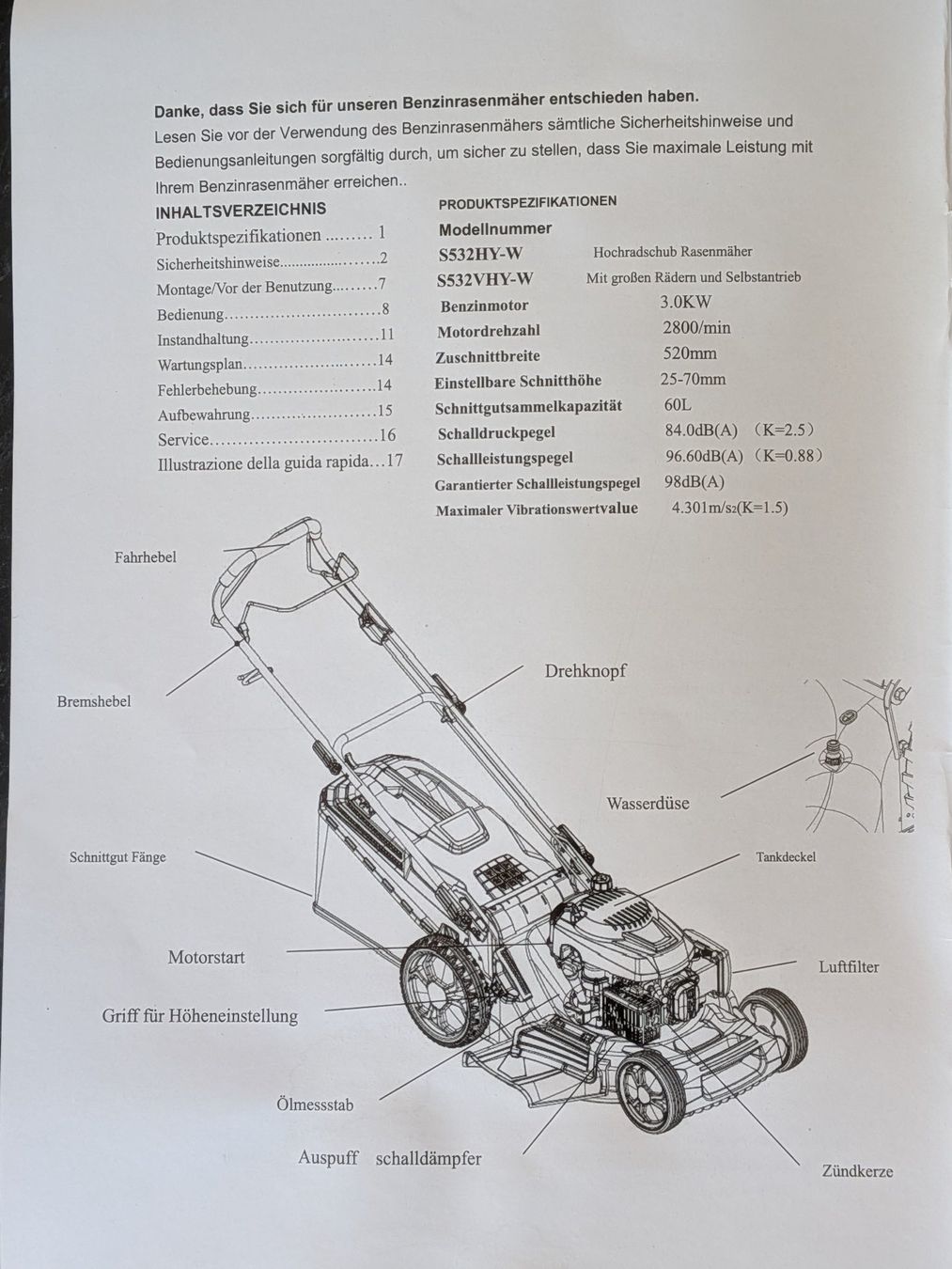 Tagliaerba: Rasenmäher Benzin Okay, wenig gebraucht – Usato da Thun venduto da sob_2knx 4