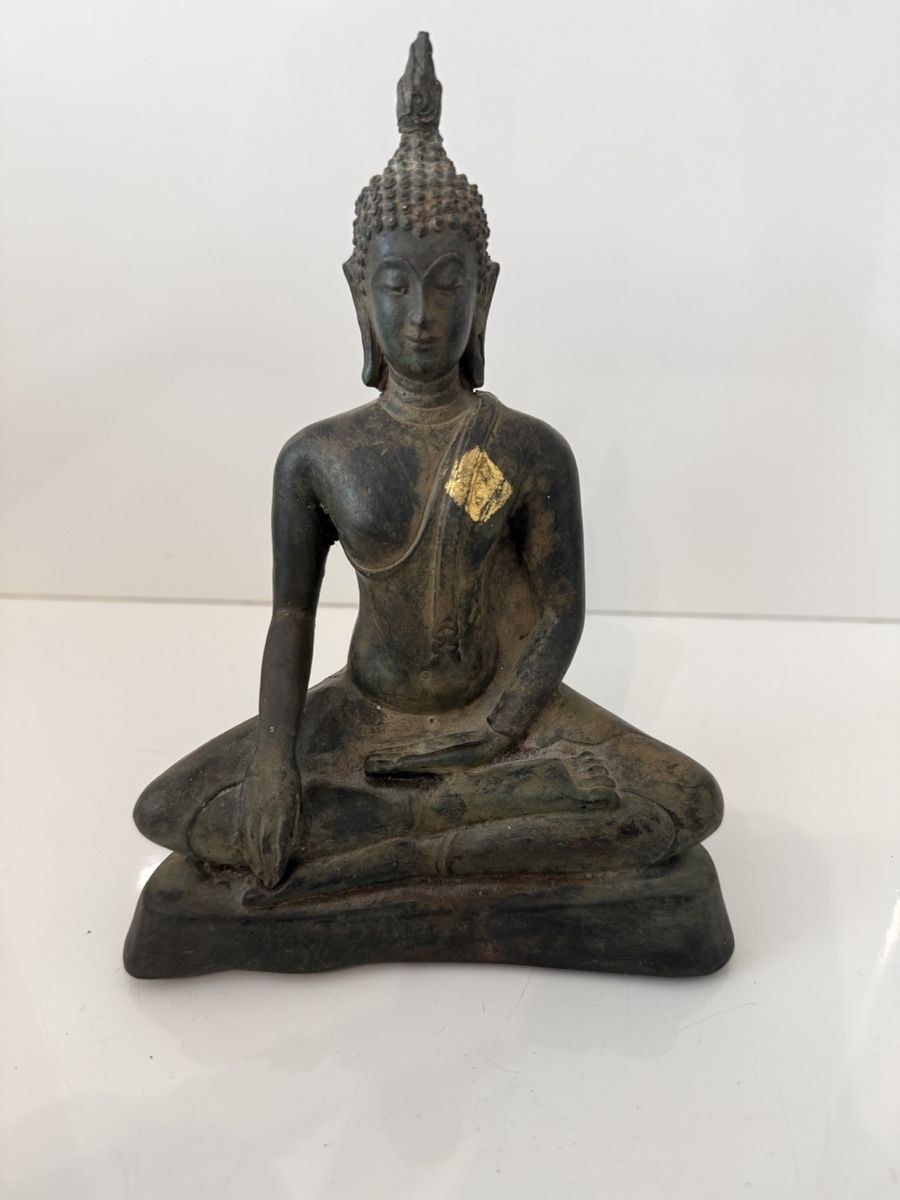 Sculture & Statue: Bouddha Bronze d'Exception - Rare Style Sukhothai – Usato da Vaux-sur-Morges venduto da GothamCity
