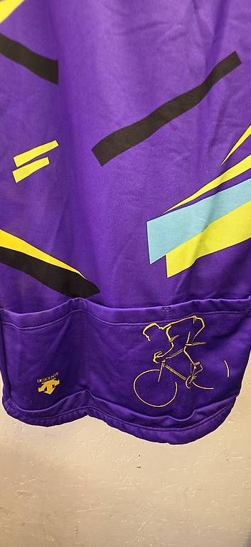 Canottiere & Pantaloni: Maillot velo vintage descent, large – Usato da Sugiez venduto da factorysportoutlet 3
