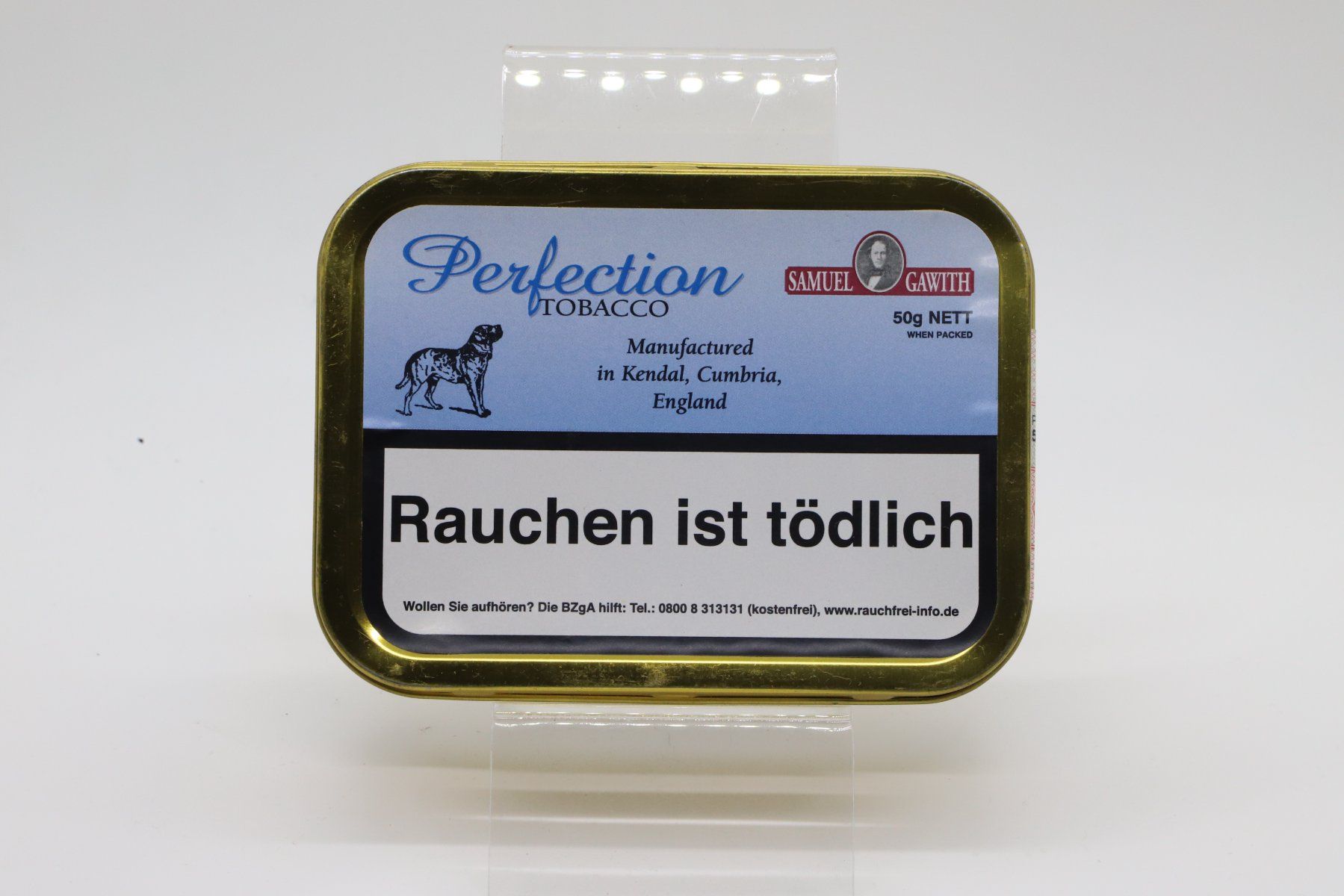 Tabacchi: UK Samuel Gawith Perfection Tabak 50g – Nuovo e nell'imballaggio originale da Blumenstein venduto da Hennig-Estate-Pipes