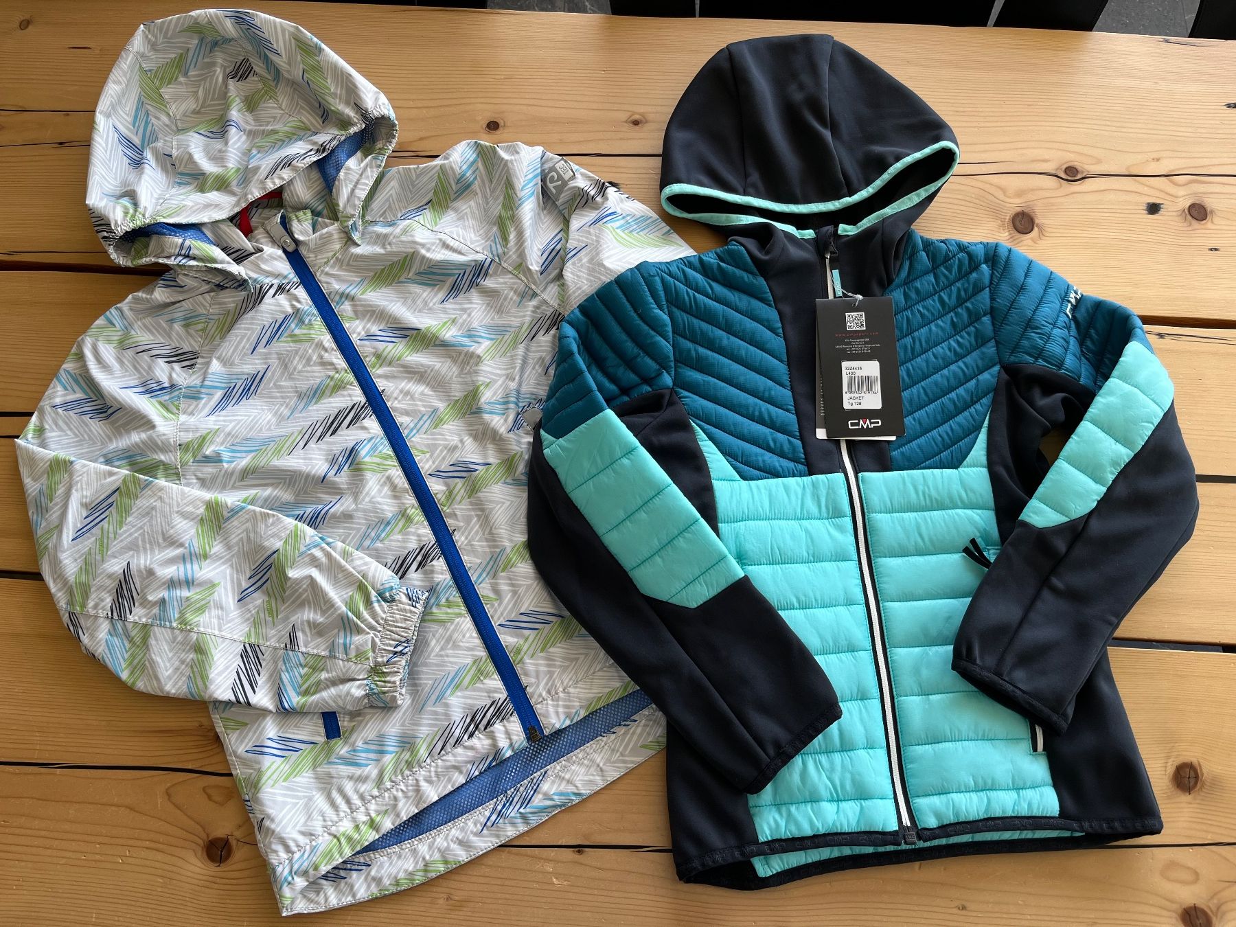 Neue CMP Hybrid-/ Steppjacke Reima Regen- Jacke 122/128 (Neu