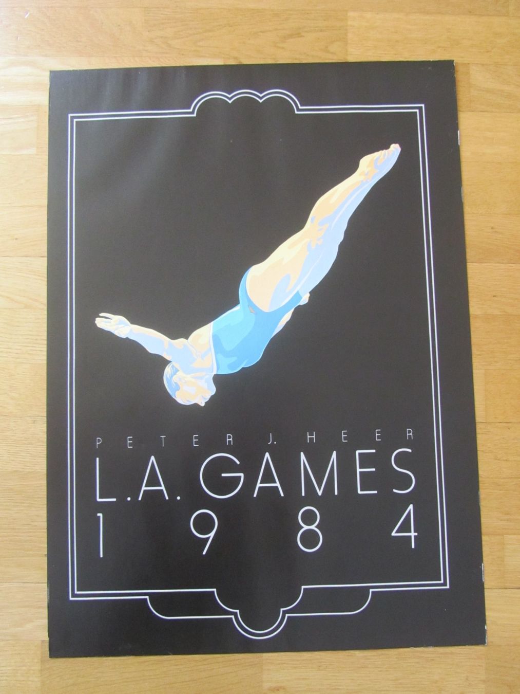 Foto & Immagini: Original Peter J. Heer LA Games 1984 Poster – Usato da Seengen venduto da mikelele
