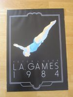Original Peter J. Heer LA Games 1984 Poster