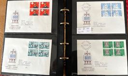 Serie 4er Block ET 1965 Werbemarken