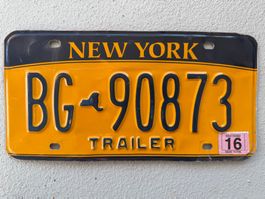 🇺🇸🇺🇸USA New York Auto Nummernschild  🇺🇸🇺🇸