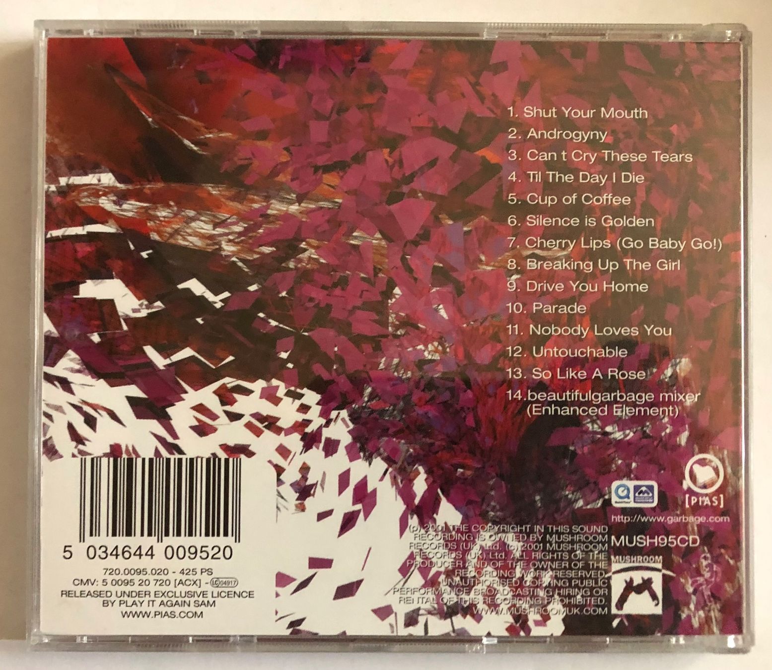 CDs: GARBAGE - BEAUTIFULGARBAGE – Gebraucht aus Poliez-Pittet von Newtown-Records 1