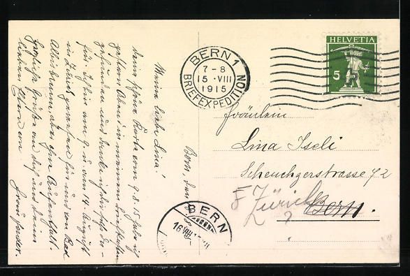 Cartoline postali: Hausen a. A., Gesamtansicht mit Kirche – Usato da Berlin venduto da bartko-reher 1