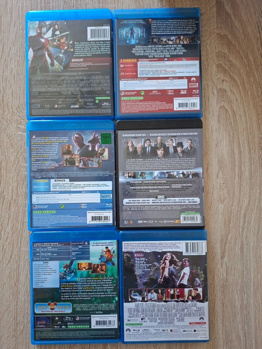 Alle DVDs: Lot de 11 Blu-Ray – Gebraucht aus Prilly von cricri118 1