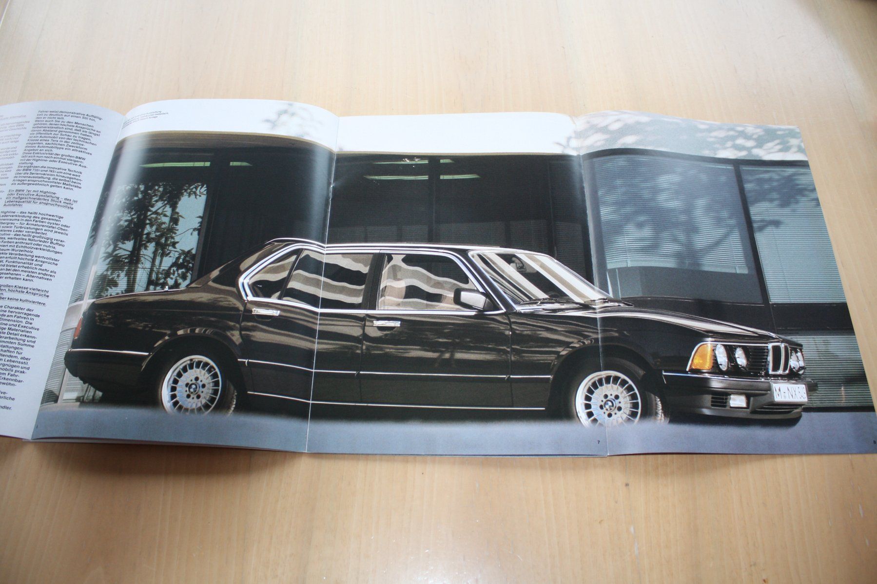 BMW Documenti: BMW 7er Prospekt E23 1986 – Usato da Wikon venduto da erwin400 2
