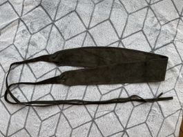Taillengürtel dunkelgrün Wildleder