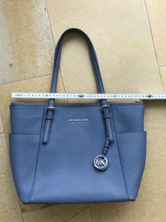 " Michael Kors" Tasche/ jeansblaues Kunstleder