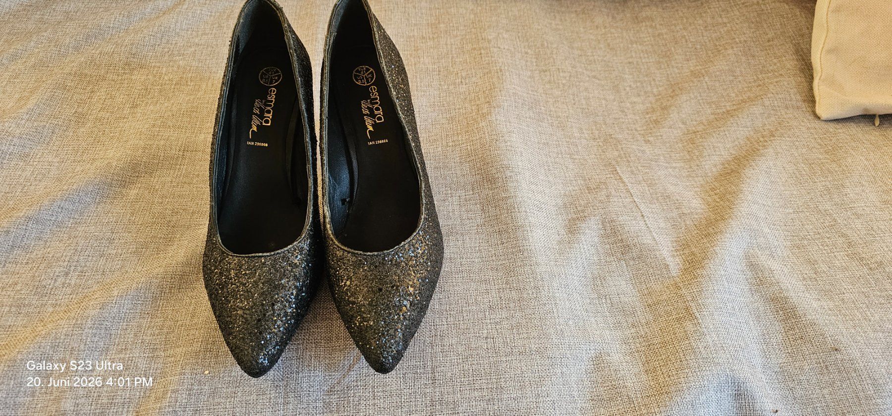 Scarpe da donna: Pumps Glitzer Design Schwarz (41) – Usato da Unterseen venduto da Anna57 2