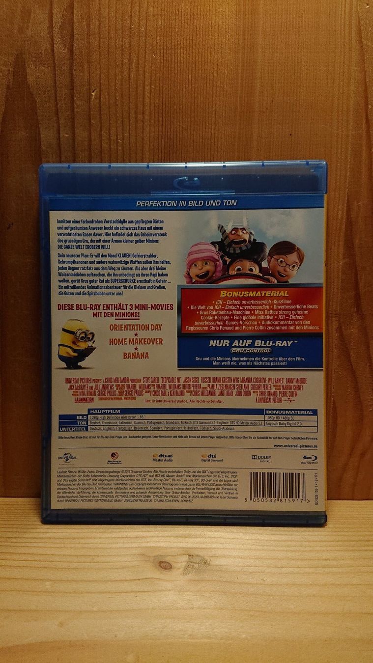Tutti i DVDs: ICH EINFACH UNVERBESSERLICH Blu-Ray – Usato da Wilderswil venduto da Exebub 1