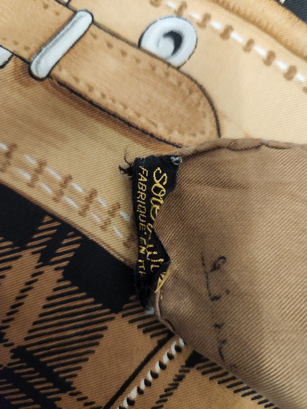 Foulards, Tücher & Schals: Foulard Soie Vintage Golf Bag – Gebraucht aus Niedergösgen von Eva2410 2