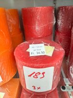 183 Posten Raureif Stumpen Kerze/n 150 x 120 aus Liquidation