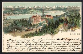 Litho Zürich, Hotel auf dem Uetliberg, 