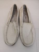 🤩SIADER LEDER MOKASSIN-SCHUHE, GEBRAUCHT, DURCHGELAUFEN