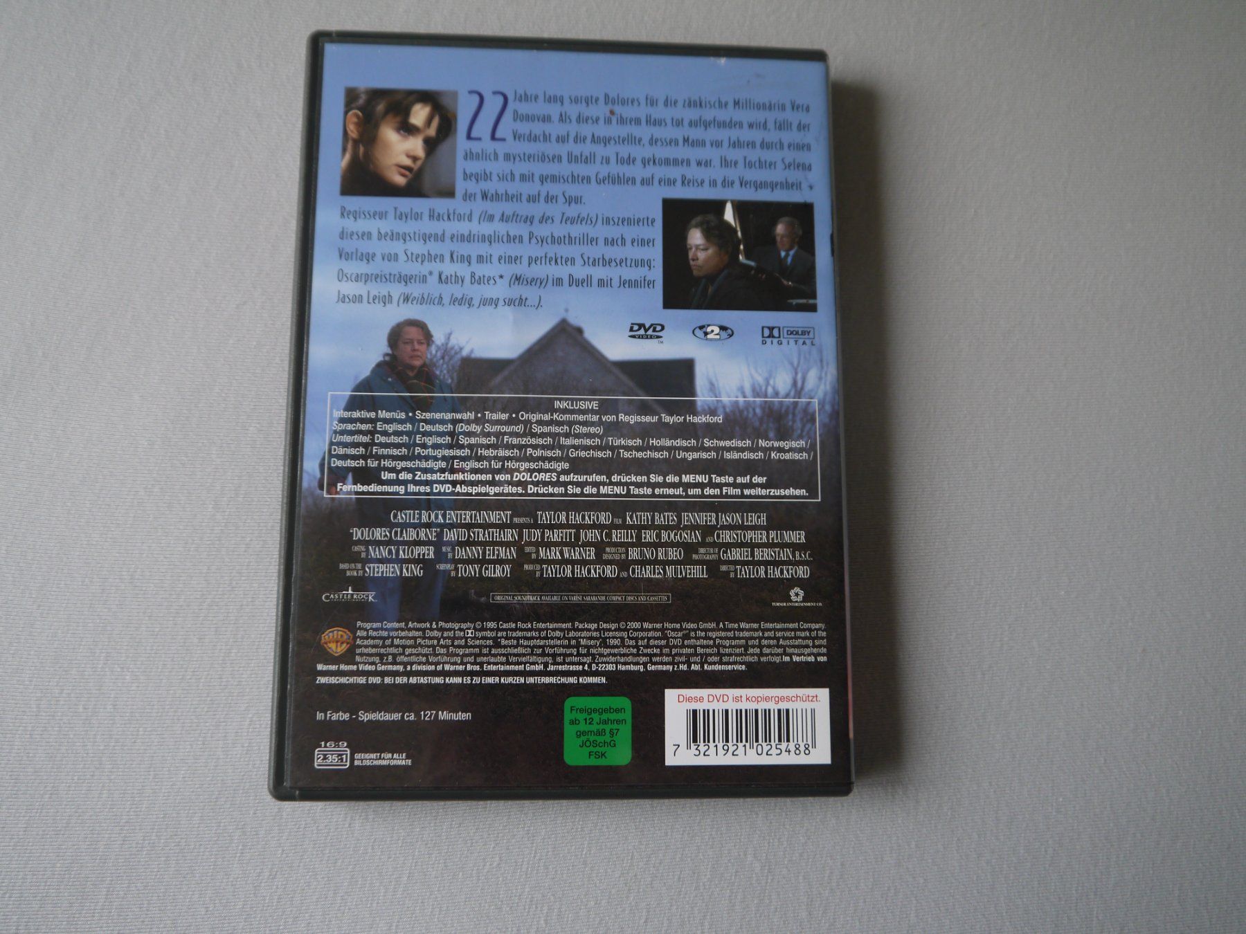 Tutti i DVDs: Stephen King - DOLORES(1995) – Usato da Hagendorn venduto da Blaf 1