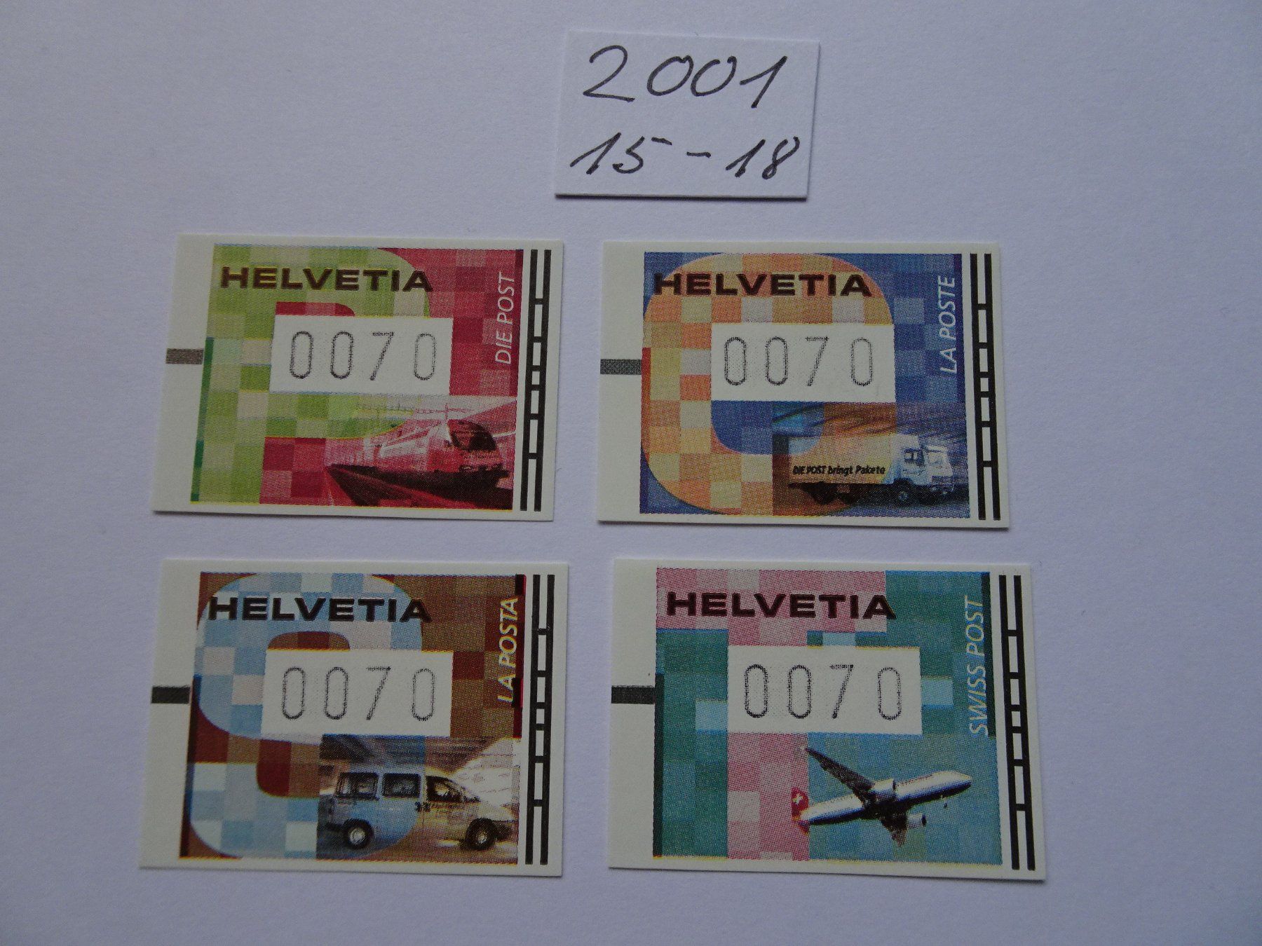 Tutti i francobolli: ATM-Typ 2001* – Nuovo (secondo la descrizione) da Aadorf venduto da Chnorli-Furz