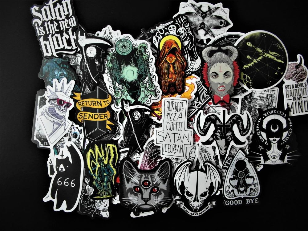 AUFKLEBER STICKERS DARK SIDE (Neu und originalverpackt) in Waldenburg ...