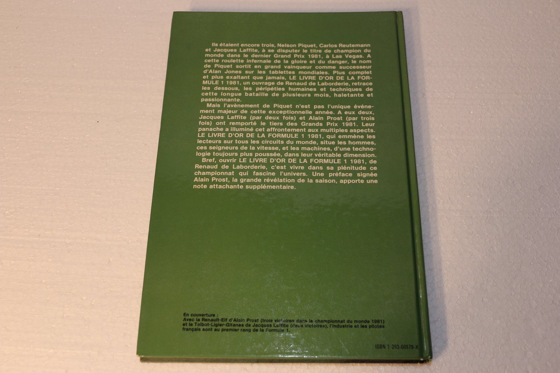 Libri: Le Livre 1981 D`OR De La Formule 1 – Usato da Corminboeuf venduto da corbay 2