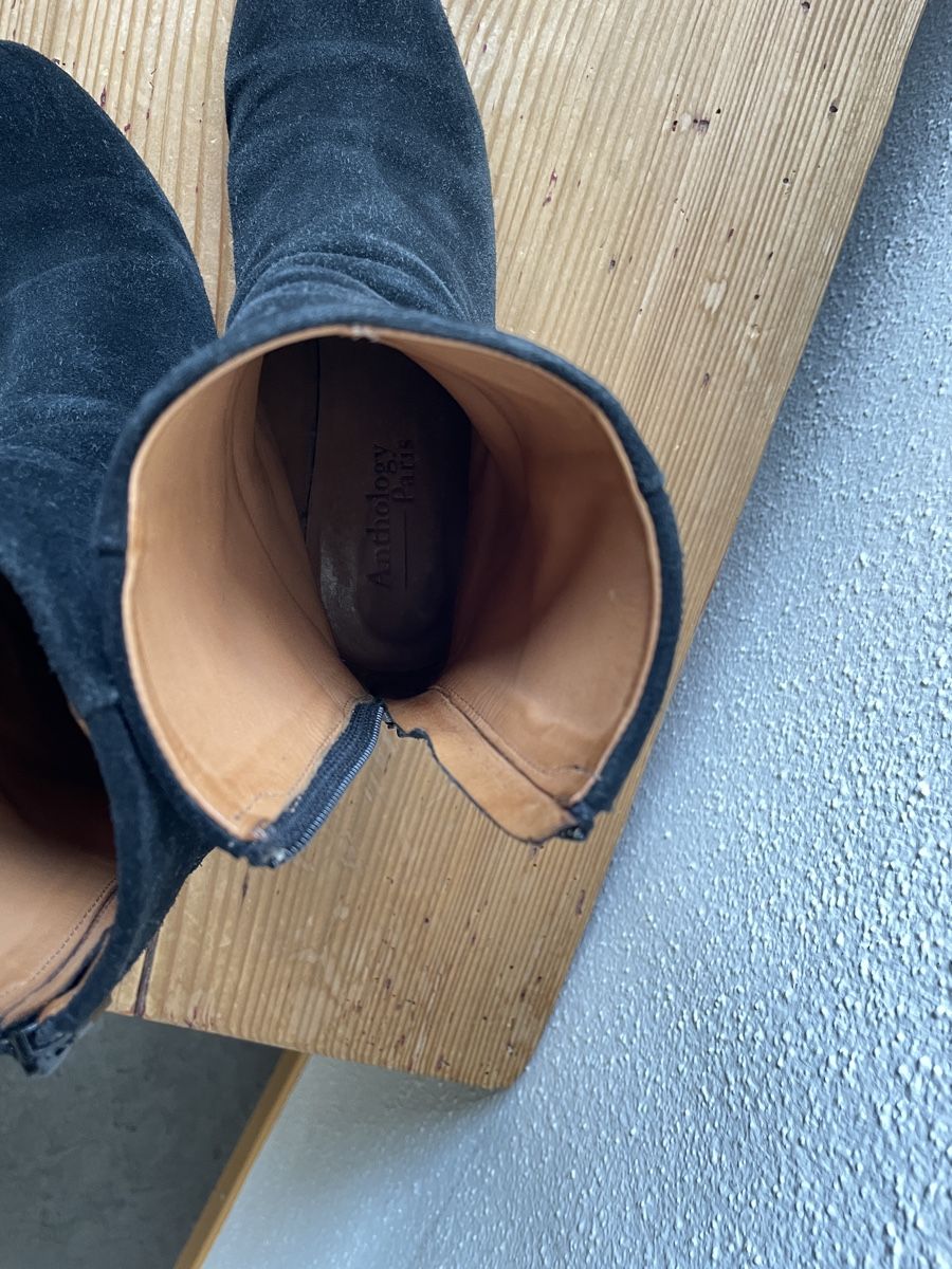 Scarpe da donna: Anthology Paris Wildleder Boots Gr. 38 schwarz – Usato da Zürich venduto da ehupp 4