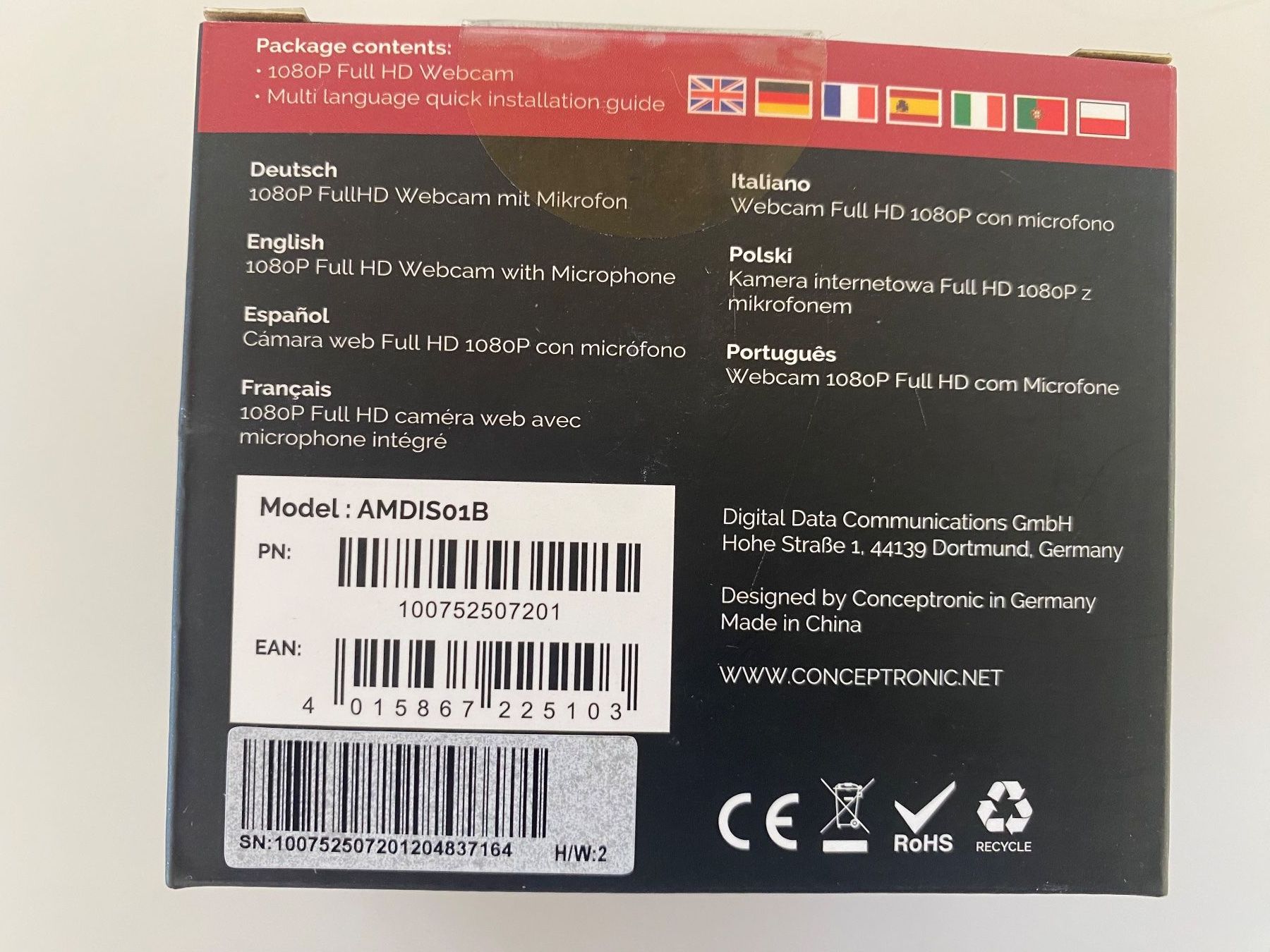 Webcams: CONCEPTRONIC Amdis Webcam Neu – Neu und originalverpackt aus Anières von elenafred 1