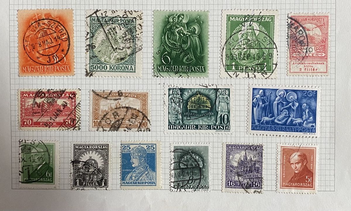 Tutti i francobolli: Timbres - Hongrie – Usato da Petit-Lancy venduto da Solcarm 2
