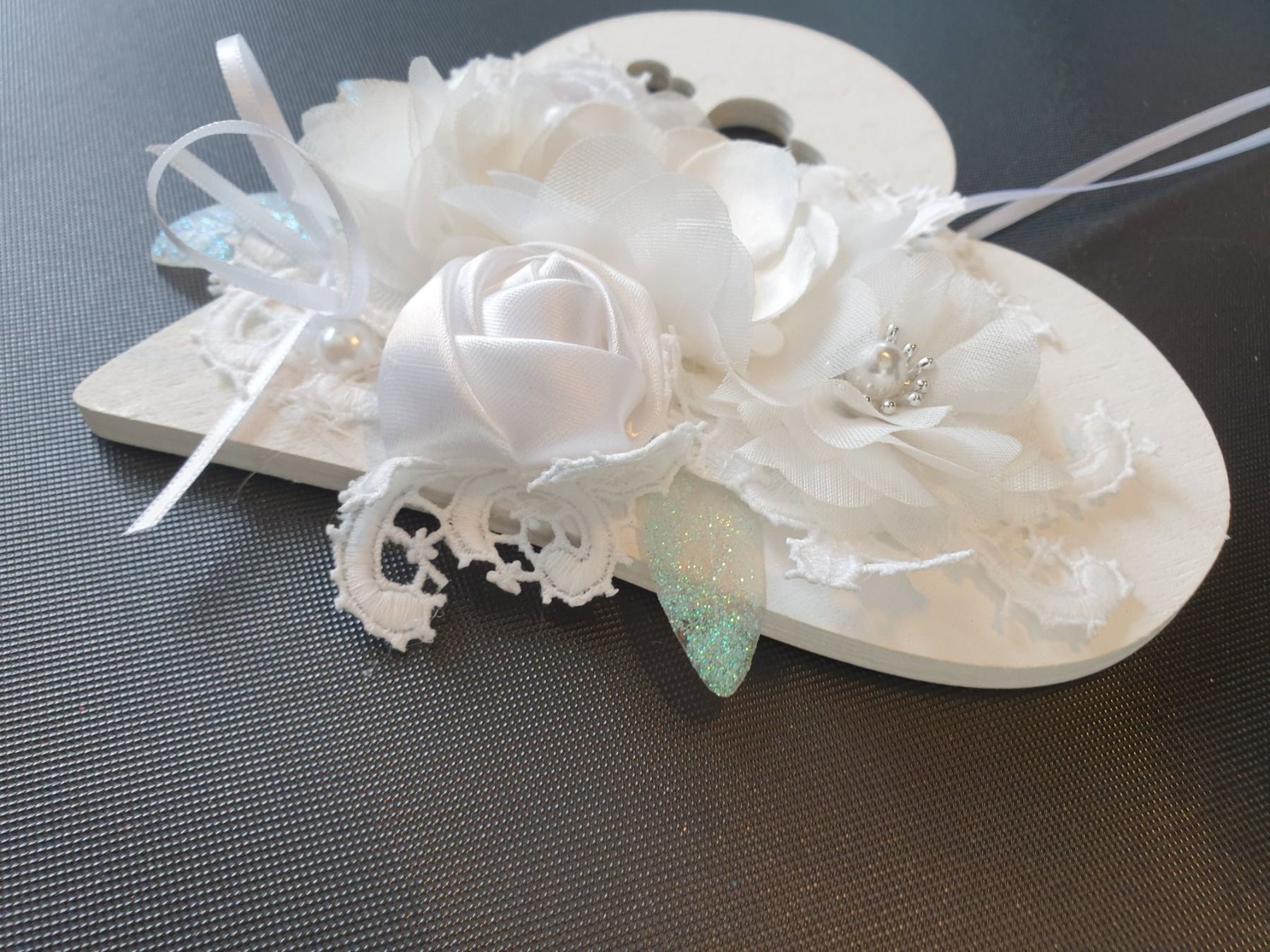 Tutte le decorazioni: Geschenk Herz Deko Shabby Chic Spitze Muttertag Geburtstag – Nuovo e nell'imballaggio originale da Gossau ZH venduto da Goes05 2