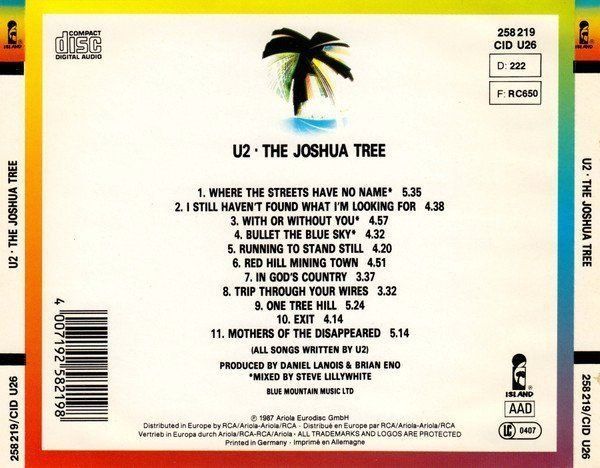 CD: U2 - the Joshua Tree – Usato da Unterbäch venduto da kolbar 1