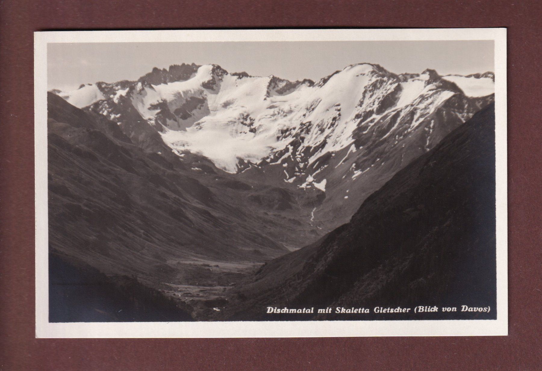 Cartoline postali: DISCHMATAL - Skaletta Gletscher – Usato da Pully venduto da nicecards-shop