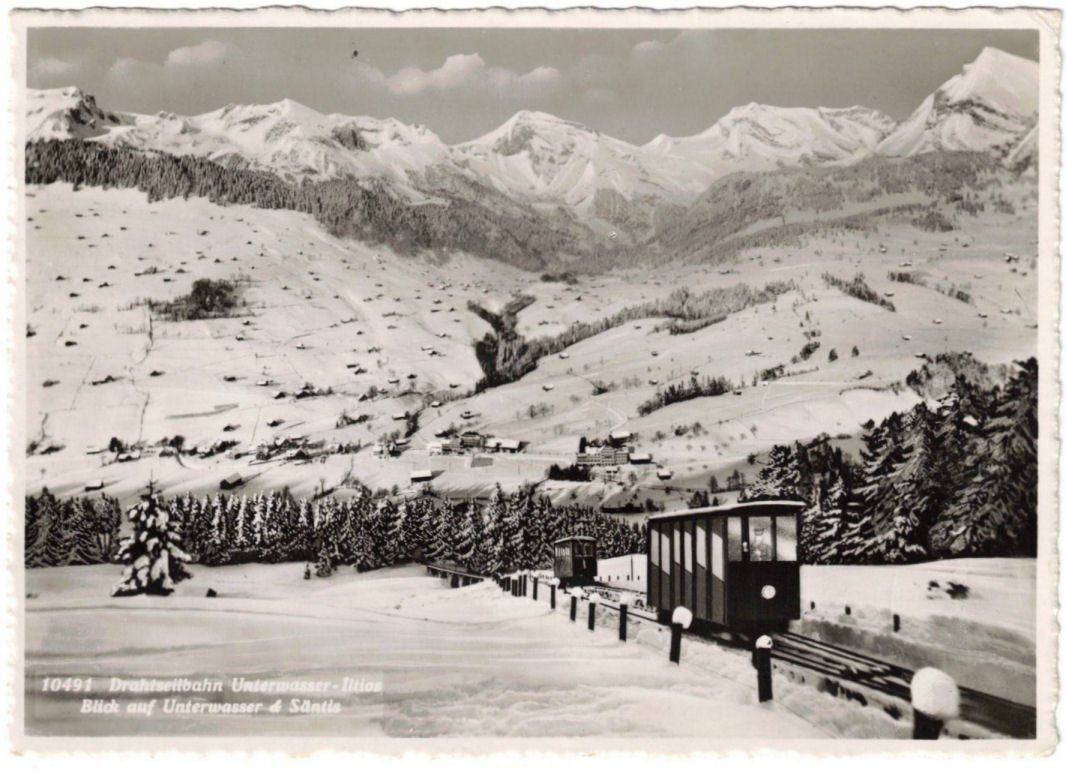 Cartoline postali: Unterwasser - Standseilbahn Iltios – Usato da Binningen venduto da Mountainrider