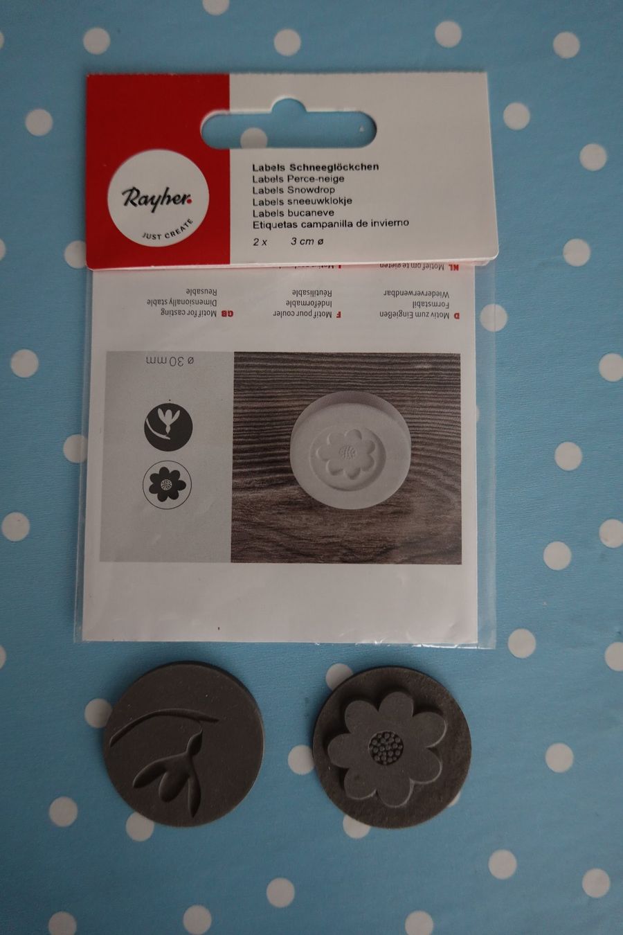 Rayher Kit bricolage: Rayher Motiv "Schneeglöckchen" + 'Blume' Basteln – Nuovo e nell'imballaggio originale da Jona venduto da simongarden